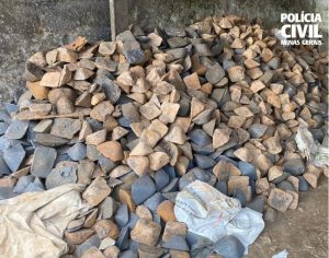 Polícia Civil apreende 30 toneladas de ferro gusa em Contagem