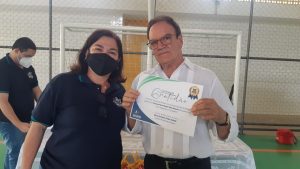 Reunião motivacional direcionada aos professores da rede municipal de ensino.