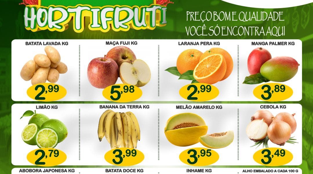 Quarta e Quinta do Hortifruti do Mercado Central