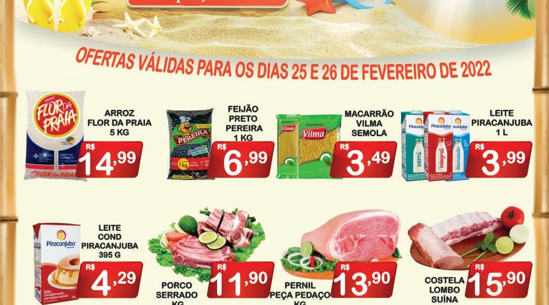 Ofertas de Verão neste final de semana no Mercado Central