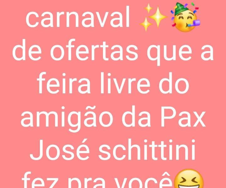 Ofertas desta sexta e sábado na Feira Livre do Amigão