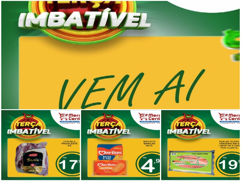Terça Imbatível no Mercado Central
