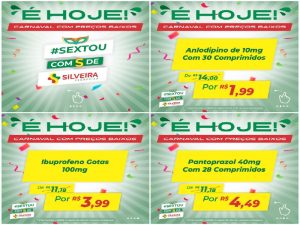 Carnaval de preços baixos na Silveira Drogarias
