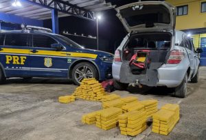 PRF prende traficante e apreende 140 kg de maconha que seriam entregues em Uberlândia (MG)
