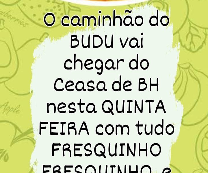 Tudo fresquinho e baratinho nesta quinta feira na Feira Livre do Amigão