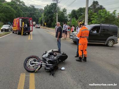 Homem é atropelado por motociclista no trevo do Porto e levado para HSP em estado grave