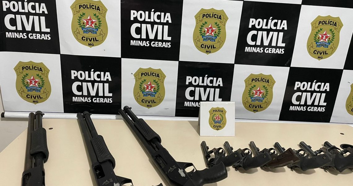 PCMG recupera armamento furtado de empresa de segurança em BH