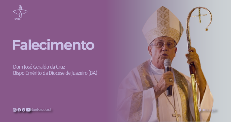 Faleceu Dom José Geraldo da Cruz, natural de Muriaé Bispo Emérito da diocese de Juazeiro (BA)