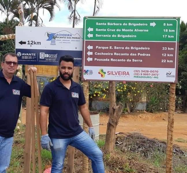 Prefeitura de Miradouro instala placas de sinalização em estradas da zona rural 
