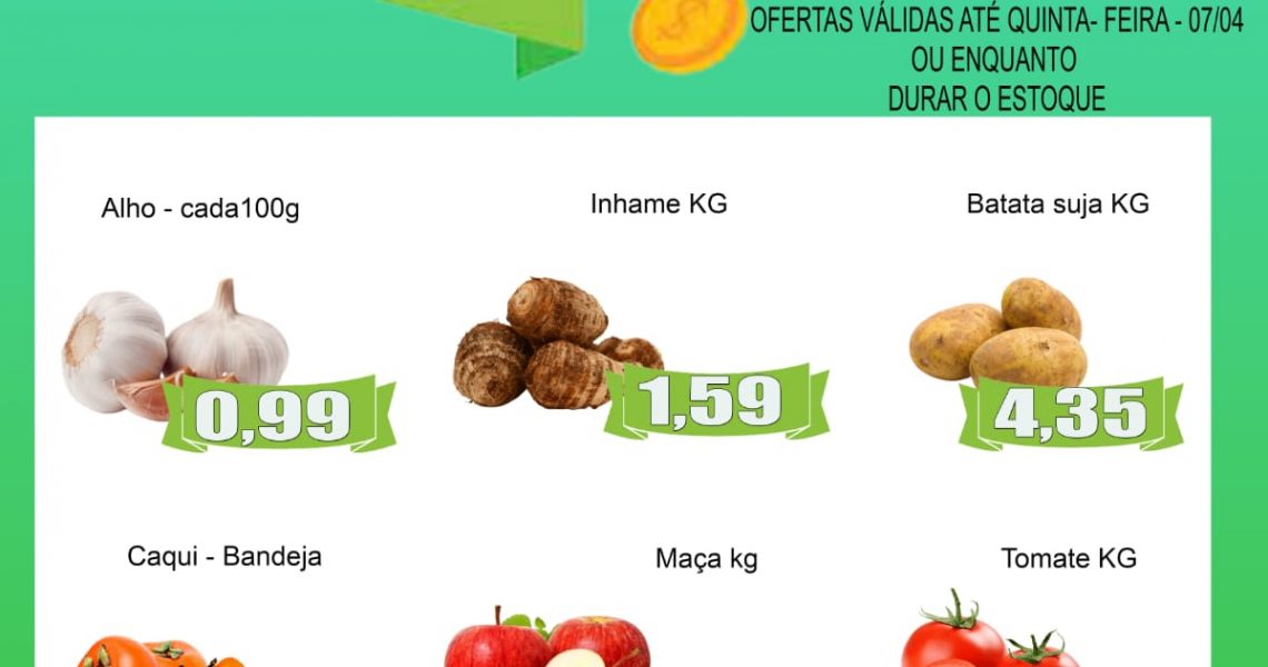 Ofertas da Semana na Feira Livre do Amigão