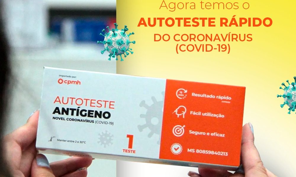 Na Silveira Drogarias aqui tem Autoteste rápido de Coronavírus!
