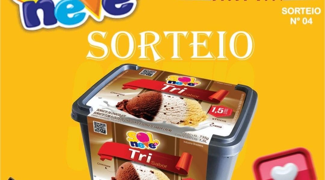 O Mercado Central irá sortear um pote de sorvete da Sol & Neve ! Confiram as regras e participem