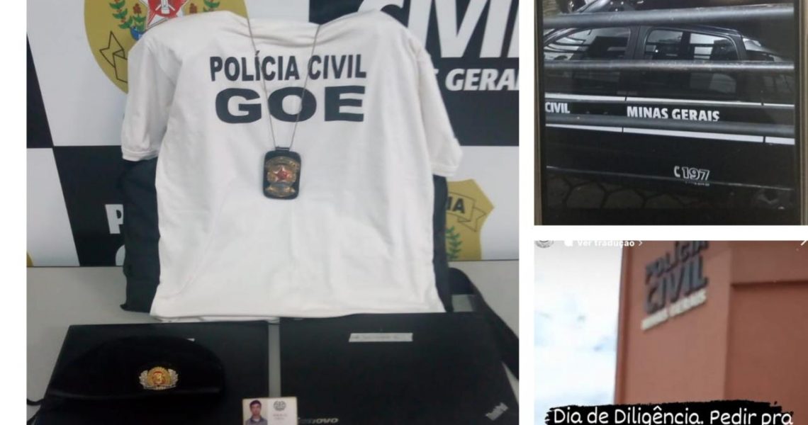 Ubá: PCMG cumpre mandado em residência de homem suspeito de se passar por policial civil