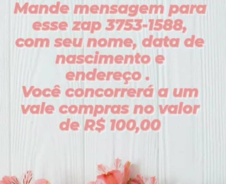 Aniversariante do mês de Abril da Pedrosa Modas