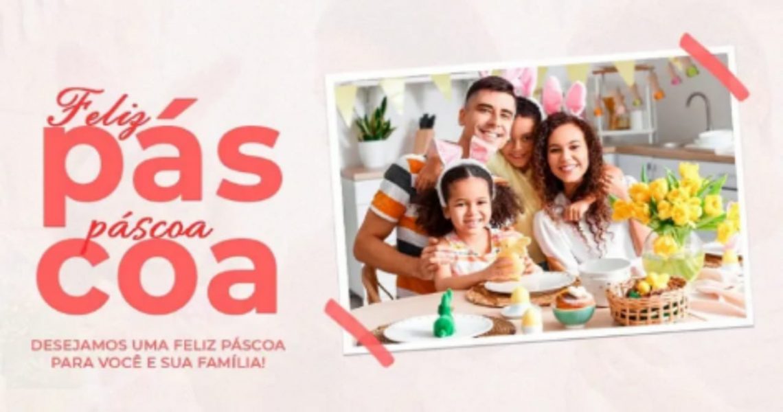 Farmácia Santa Rita deseja uma Feliz Páscoa pra todos os clientes