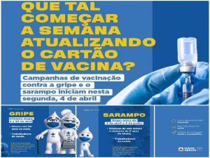 Bom dia! Bora começar a semana atualizando o cartão de vacina?
