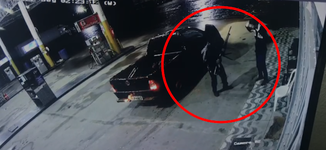 Orizânia: Homens fortemente armados roubam posto de gasolina na BR-116