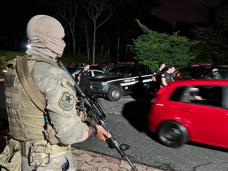 Operação Trem Bala prende nove suspeitos de integrar grupo criminoso