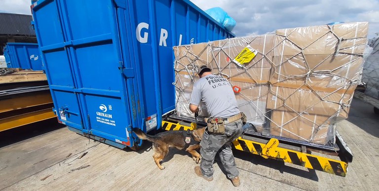 PF apreende mais de 250 kg de cocaína no Aeroporto Internacional de São Paulo/Guarulhos