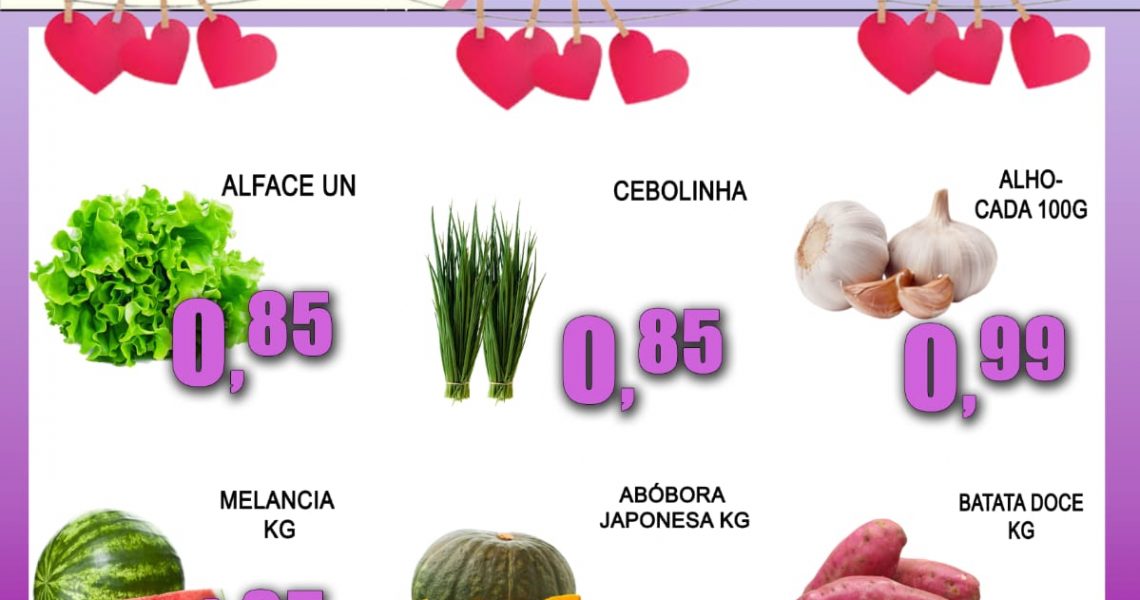 Promoção do dia das mães na Feira Livre do Amigão