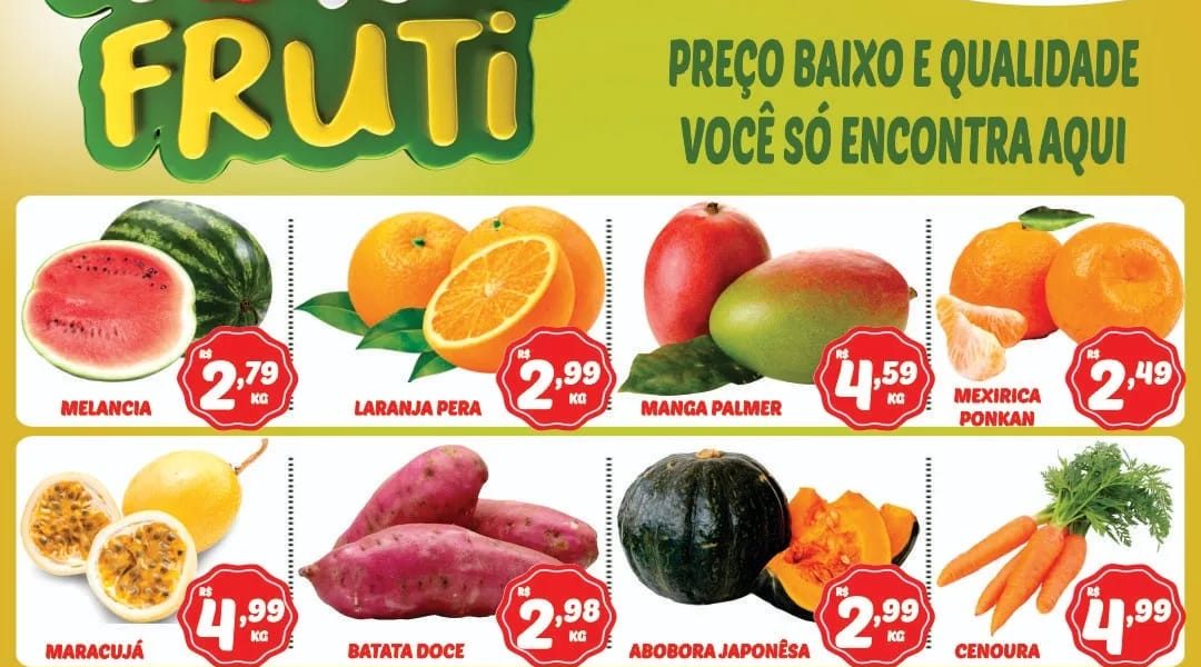 Hortifruti do Mercado Central nesta  Quarta e Quinta – feira
