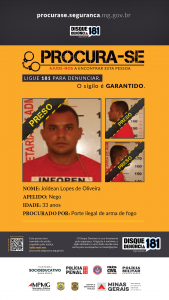 Mais um criminoso da lista do Procura-se é preso
