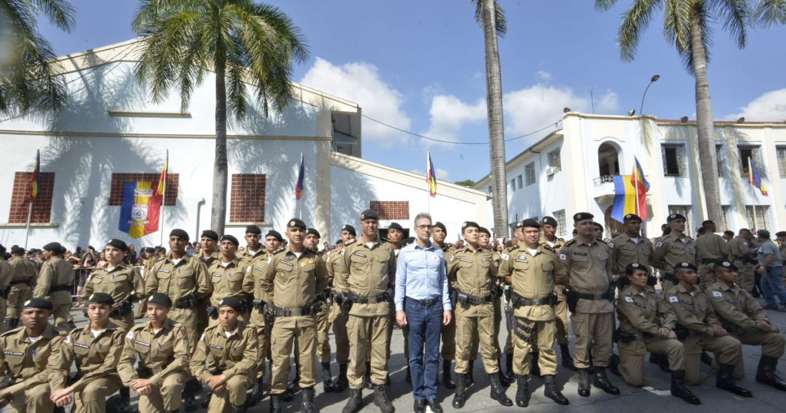Governador participa da solenidade da entrega de boinas para 630 alunos do Curso de Formação de Soldados