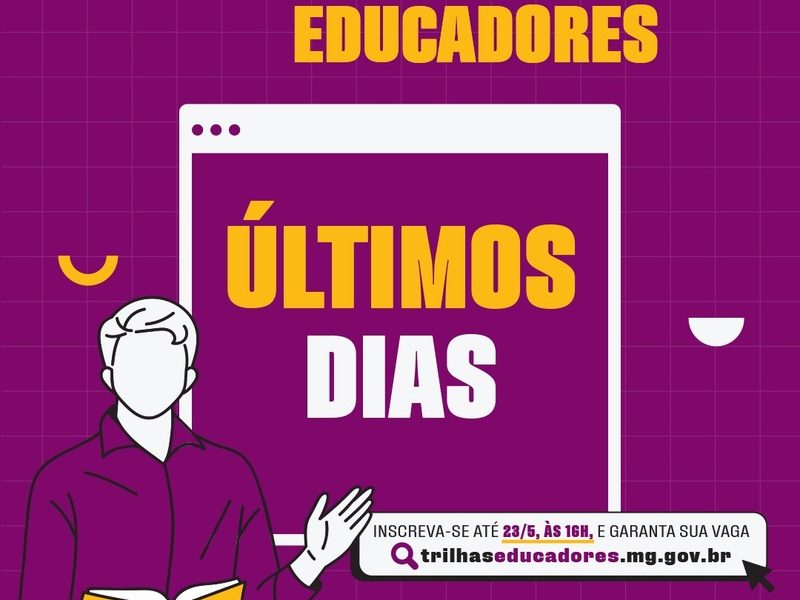 Inscrições na pós-graduação gratuita pelo Trilhas de Futuro Educadores estão na reta final
