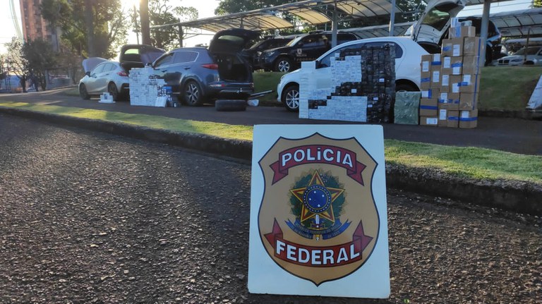 PF apreende carga milionária de mercadoria contrabandeada
