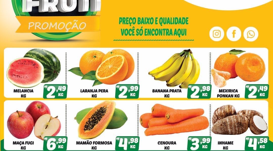 Hortifruti do Mercado Central nesta quarta e quinta feira