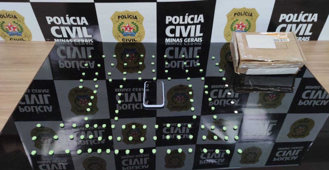 Polícia Civil apreende 116 comprimidos de ecstasy em Viçosa