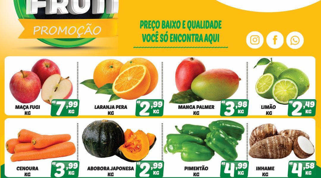 Hortifruti do Mercado Central nesta quarta e quinta feira