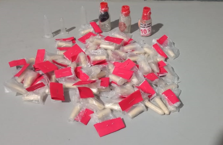 Palma: menor é apreendido com mais de 70 pinos de cocaína