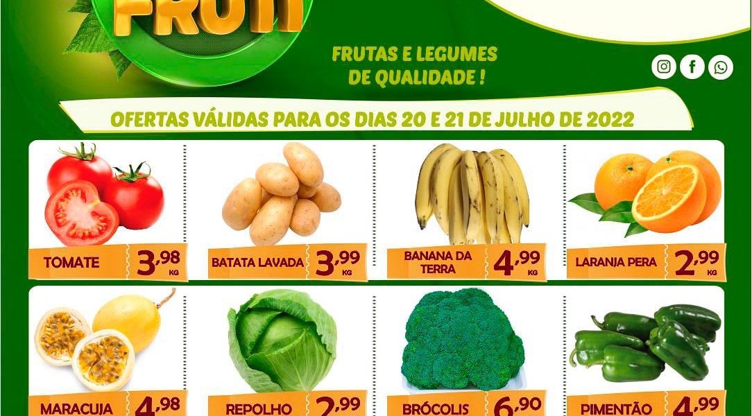 Hortifruti do Mercado Central nesta terça e quarta feira