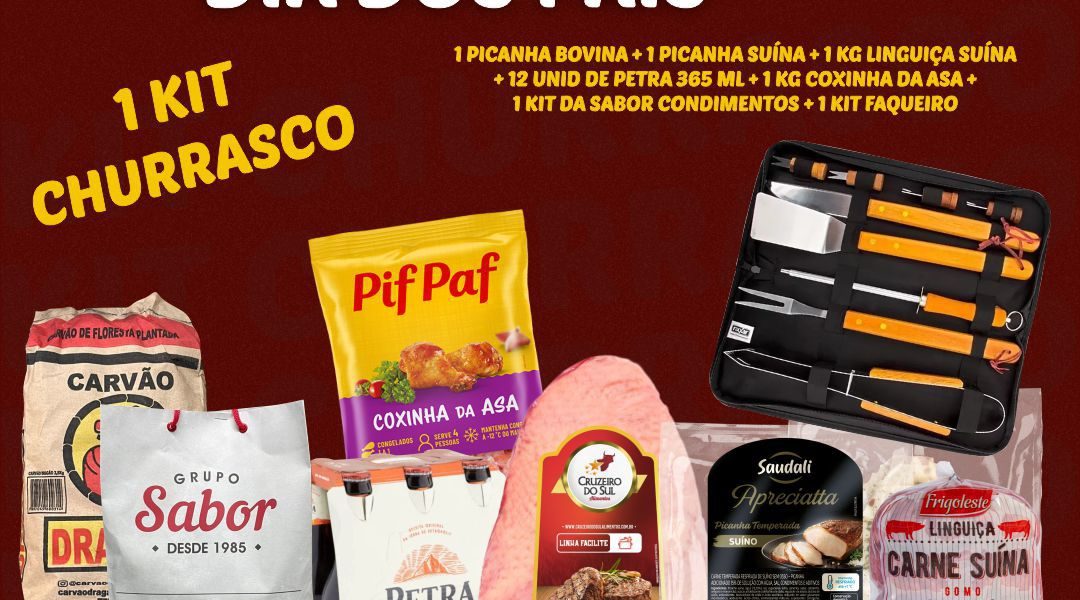 Mega Sorteio do dia dos pais no Mercado Central