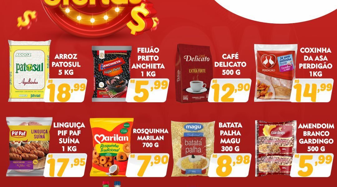 Show de ofertas no Mercado Central de Miradouro