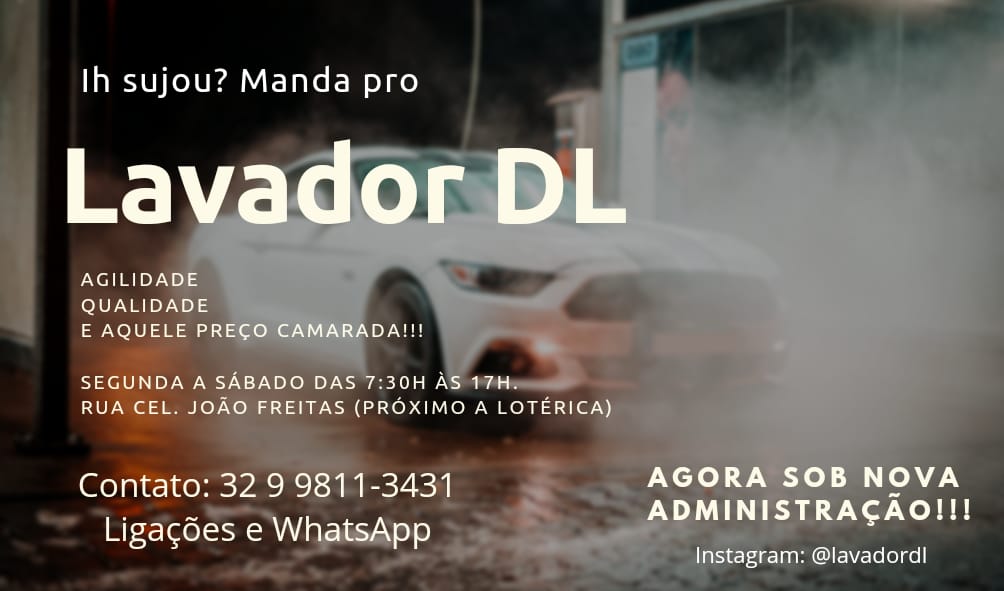 Lavador DL sob nova direção  em Miradouro e com uma super promoção