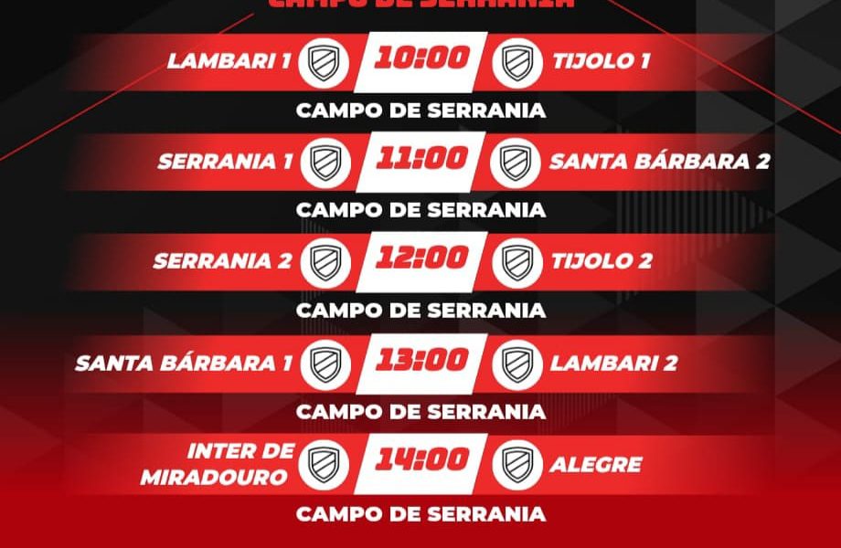 Torneio beneficente no Campo de Serrania 25/09