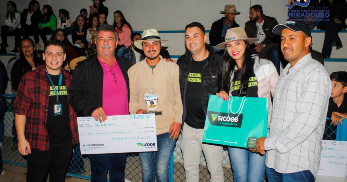 Confira a realização dos ganhadores do torneio leiteiro na 32ª expo de Miradouro 