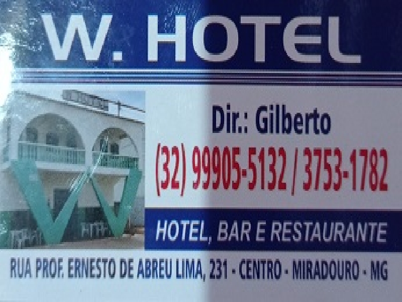 W Hotel! Servimos bem para servir sempre