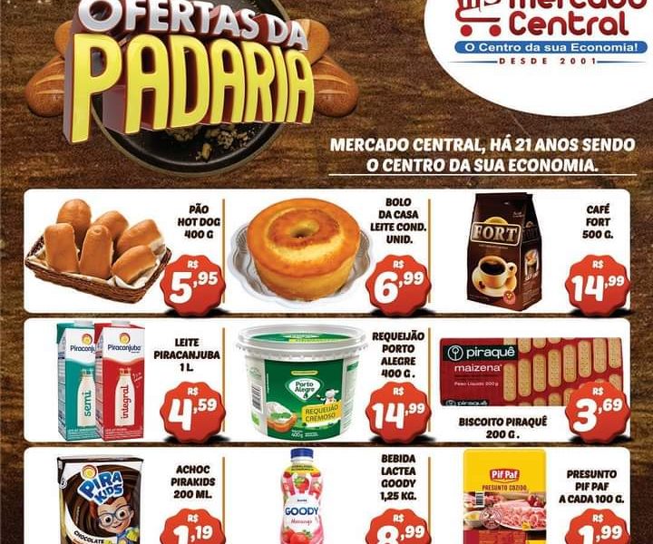 Miradouro: Confira as nossas ofertas da Padaria no Mercado Central