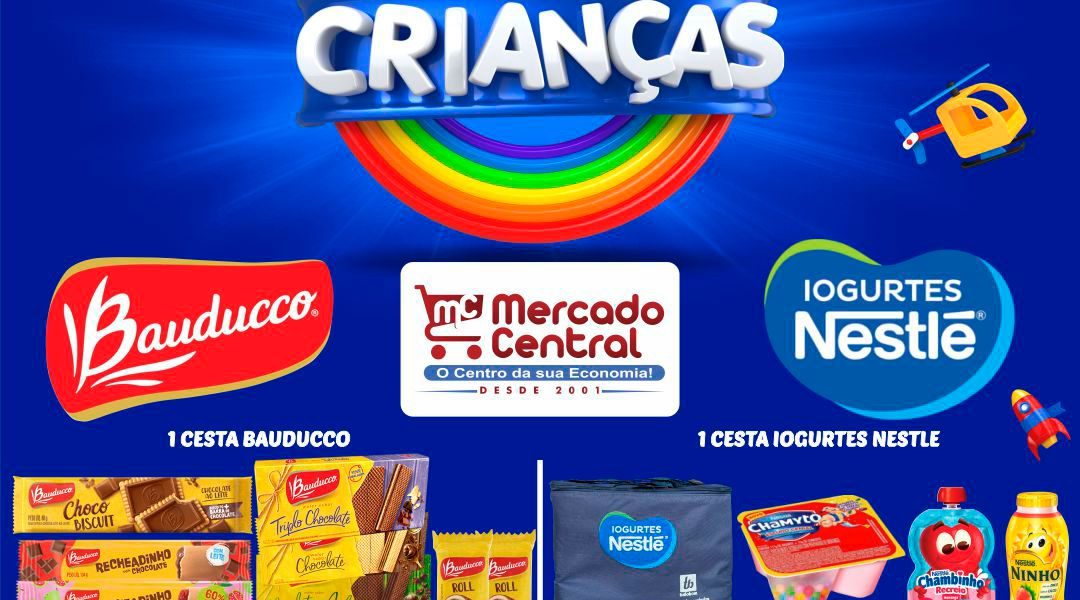 Super Sorteio para o dia das Crianças no Mercado Central
