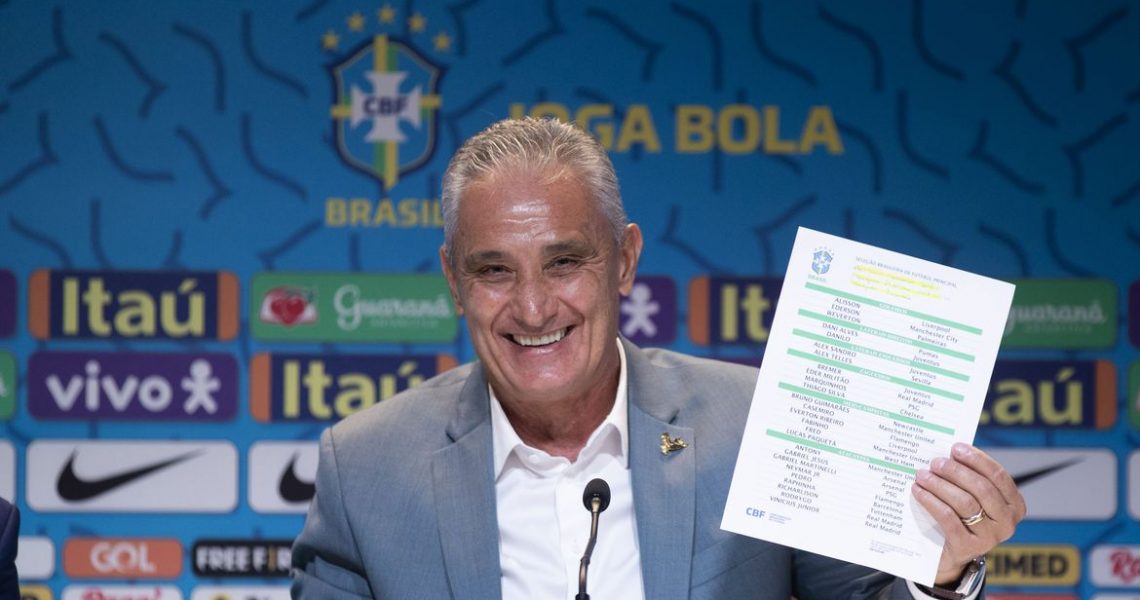Com 16 estreantes em Copas, Tite convoca Brasil para o Mundial