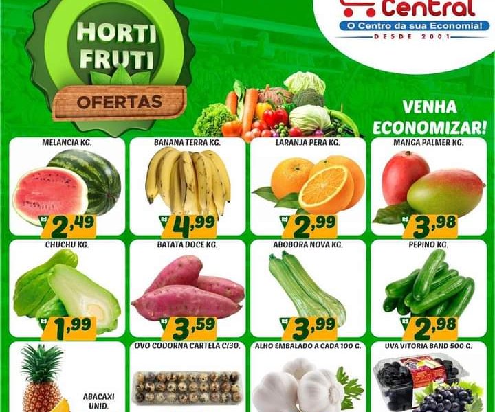 Hortifruti do Mercado Central nesta quarta e quinta feira