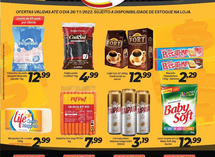 Imperdívelllll. Confira o nosso encarte de final de mês.