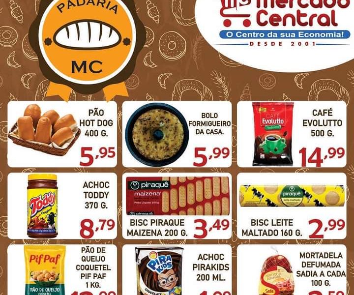 Miradouro: Confira as nossas ofertas da Padaria Mercado Central