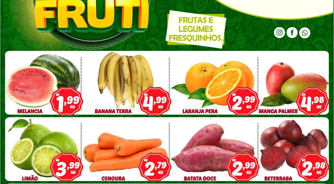 Hortifruti do Mercado Central nesta quarta e quinta feira