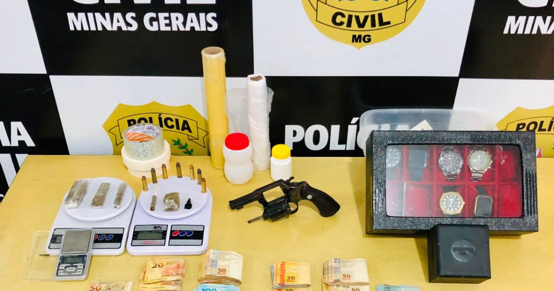 Operação da PCMG mira grupo suspeito de movimentar R$ 3 milhões com tráfico de drogas em Ubá