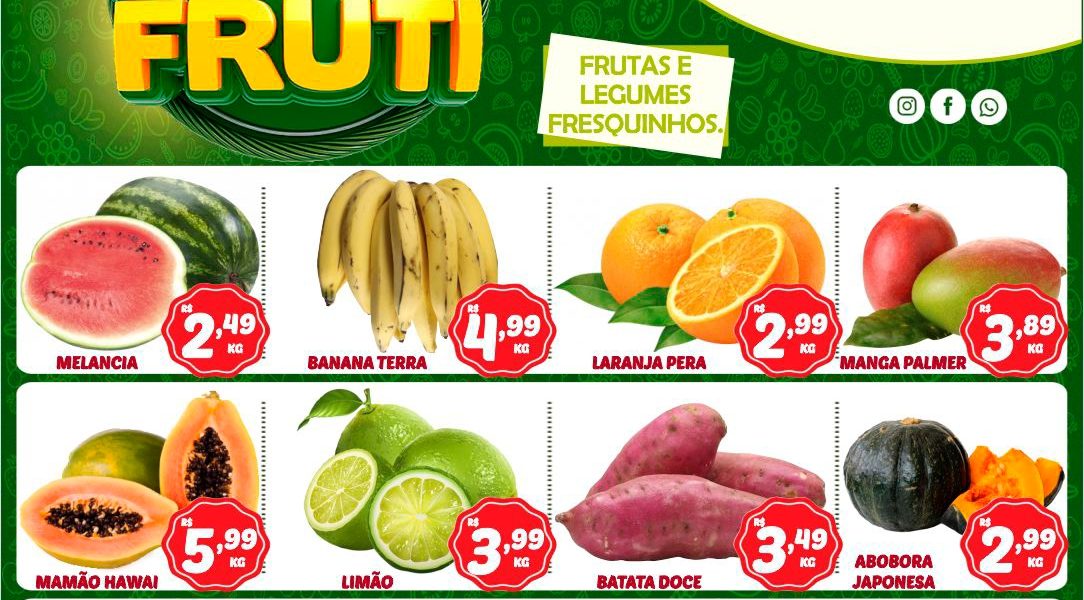 Hortifruti do Mercado Central nesta quarta e quinta feira