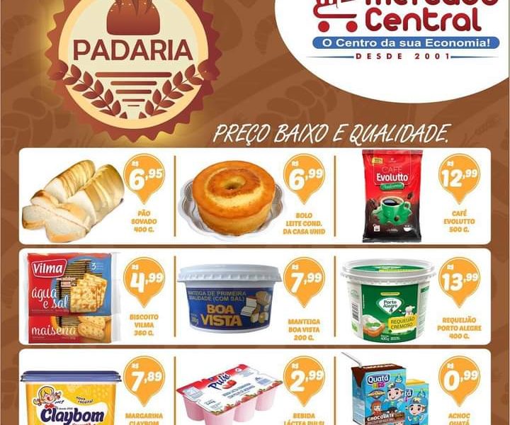 Miradouro: Confira as nossas ofertas da Padaria no Mercado Central